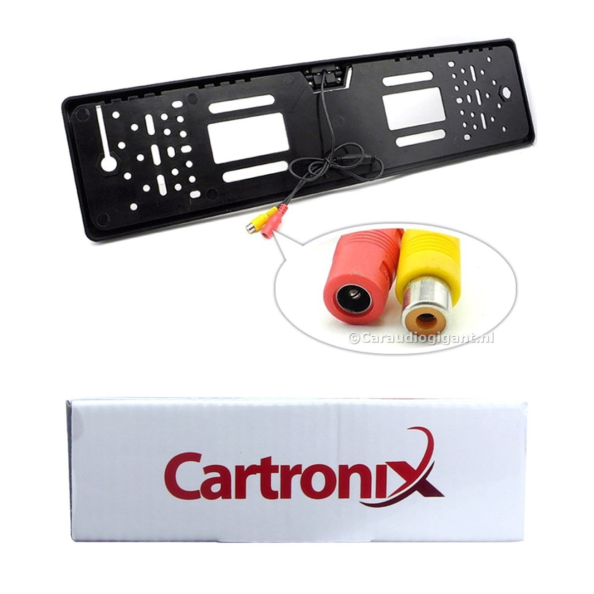 Cartronix RV-400 kentekenplaathouder 520 × 110 mm achteruitrijcamera