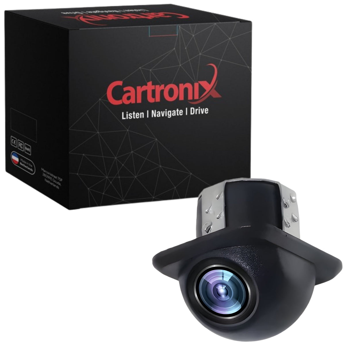 Cartronix RV-380 PRO klik-/boorgatcamera achteruitrijcamera