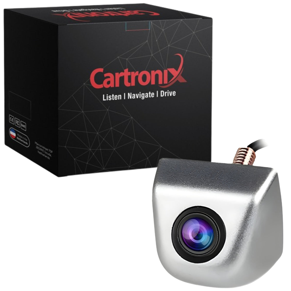 Cartronix RV-370 PRO compacte oem-look opbouwcamera achteruitrijcamera