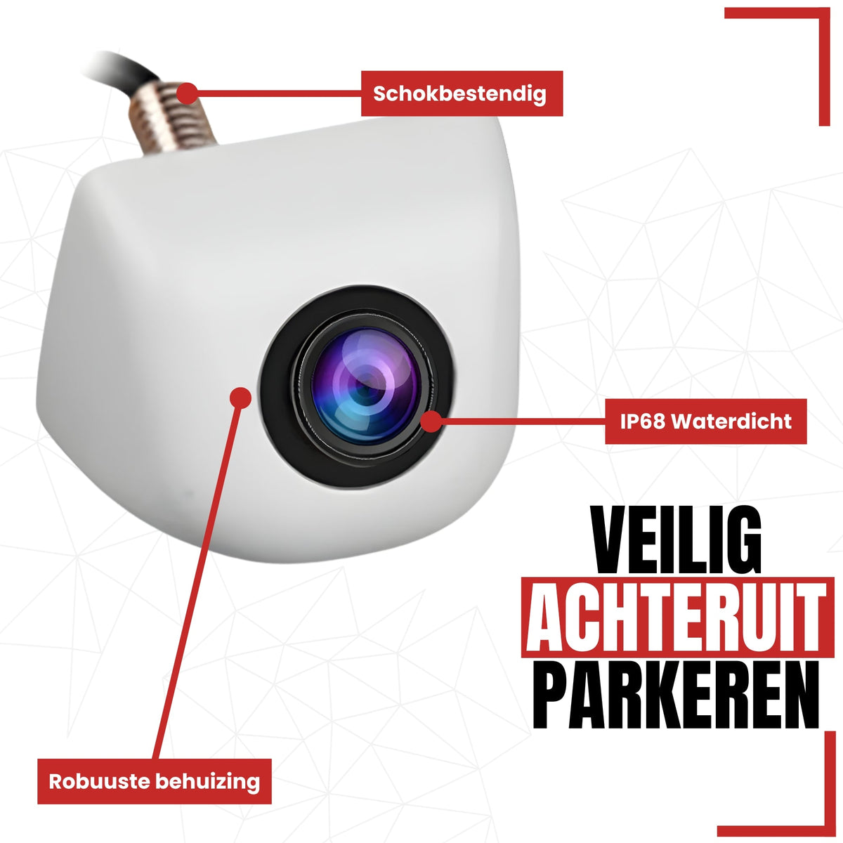 Cartronix RV-360 PRO compacte oem-look opbouwcamera achteruitrijcamera