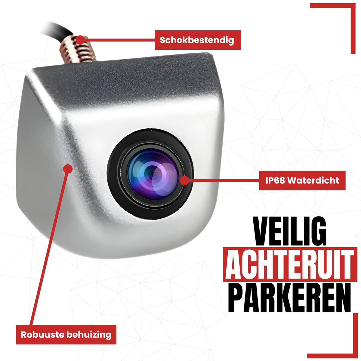 Cartronix RV-370 PRO compacte oem-look opbouwcamera achteruitrijcamera