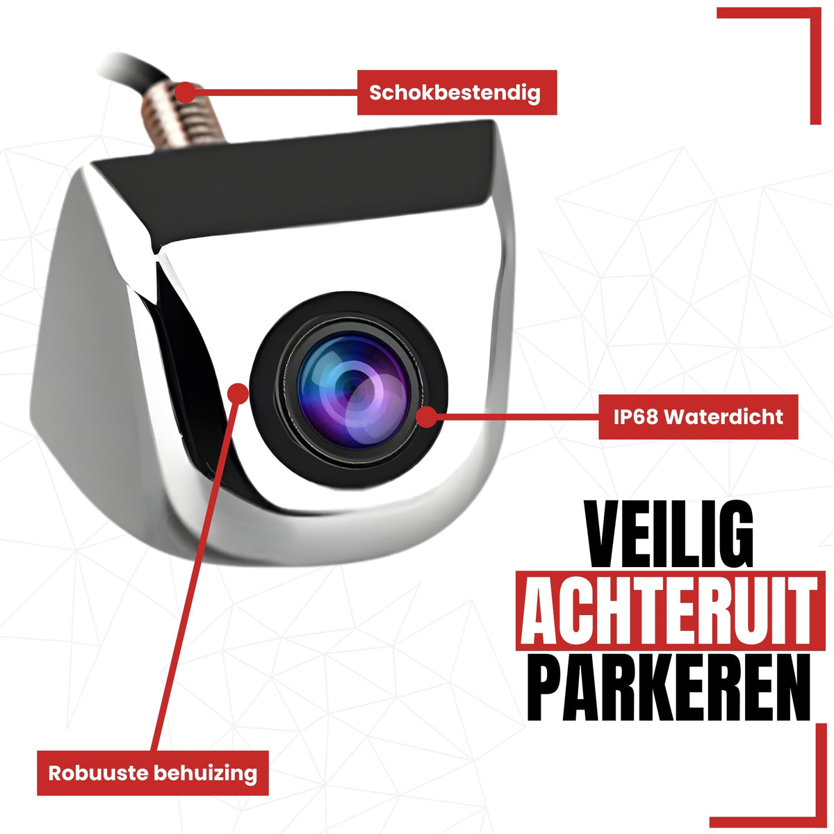 Cartronix RV-365 PRO compacte oem-look opbouwcamera achteruitrijcamera