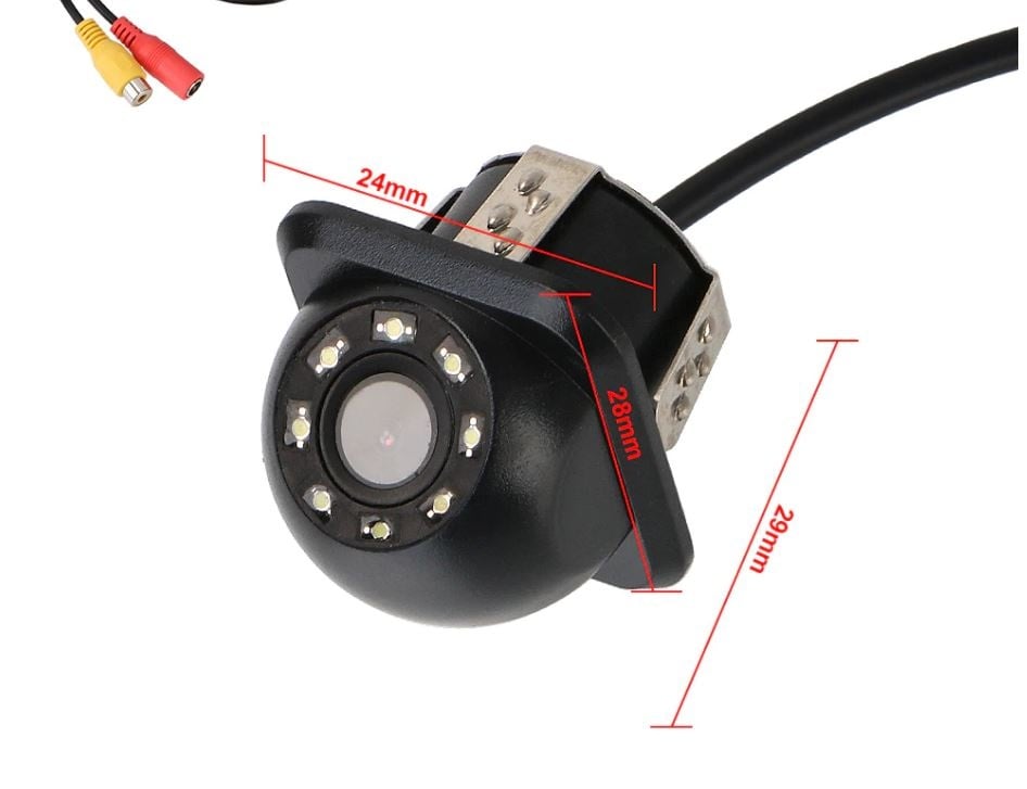 Cartronix RV-380 klik-/boorgatcamera achteruitrijcamera