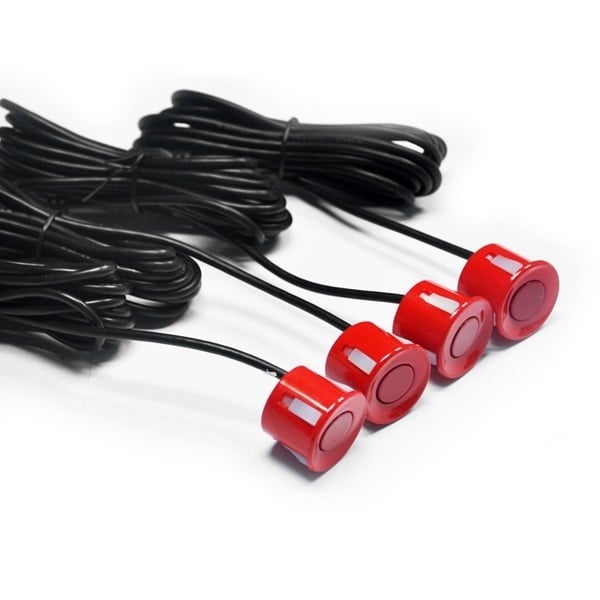 Cartronix parkeersensoren set 4 sensoren met geluid en display diverse kleuren