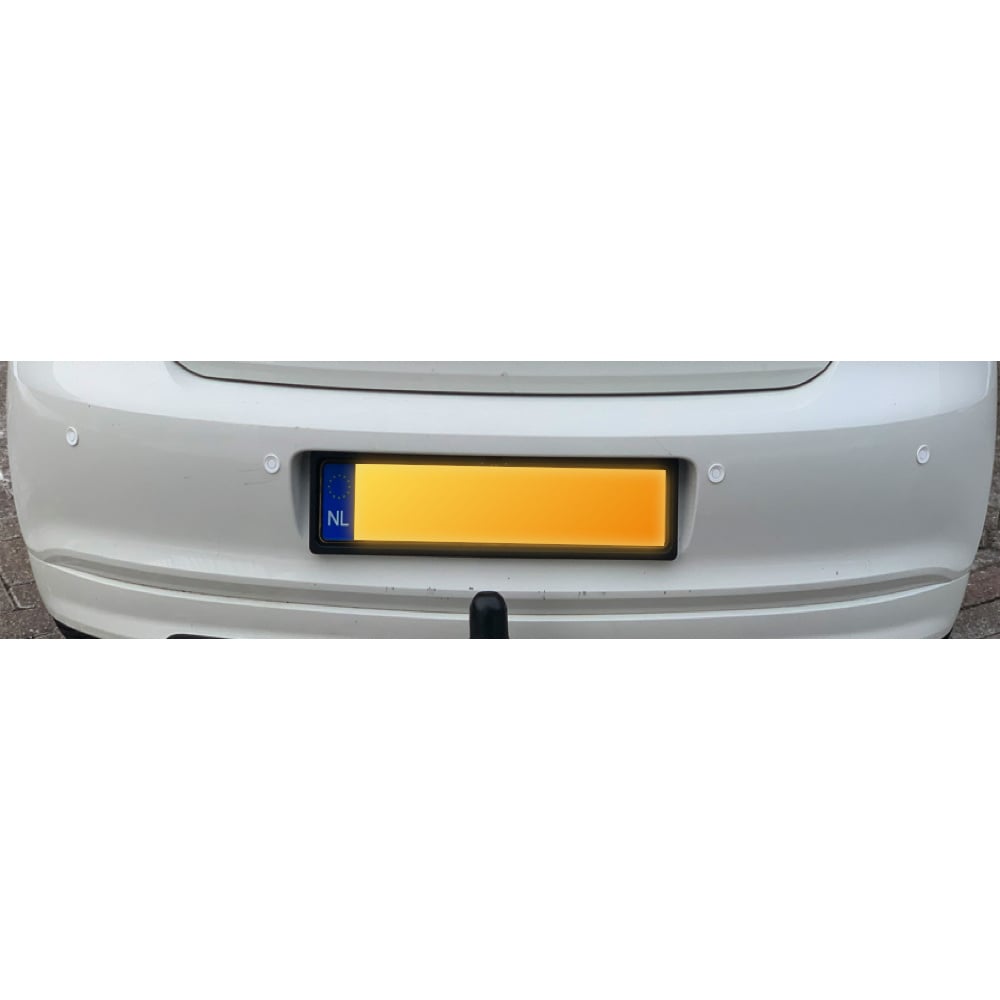 Cartronix digitale parkeersensoren set 4 sensoren Wit voor of achter