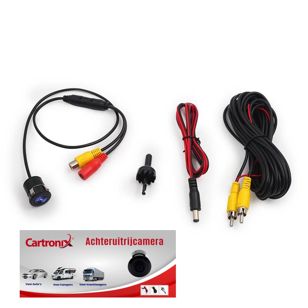 Cartronix RV-330 boorgat-/inbouwcamera achteruitrijcamera